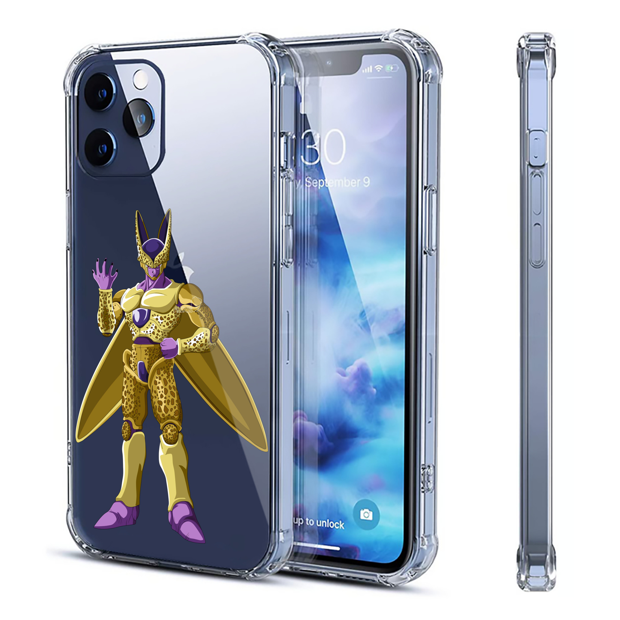 （画像用） ドラゴンボール セル DRAGON BALL Cell 【iPhone 12シリーズ対応】透明スマホケース（クリアソフトケース）